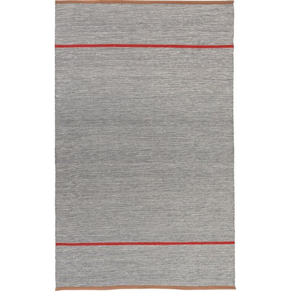 Kelimteppe Sicilia - Grå - Rød - 170x240 cm Kelimteppe Sicilia - Grå - Rød - 170x240 cm