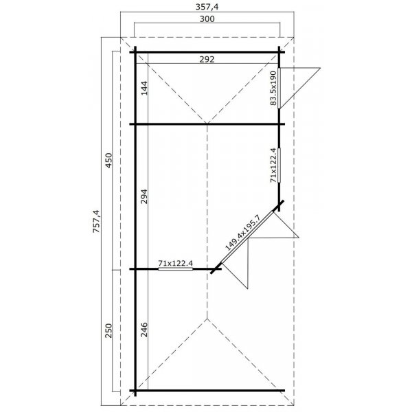 Anneks Gustav D - 13,5 m�