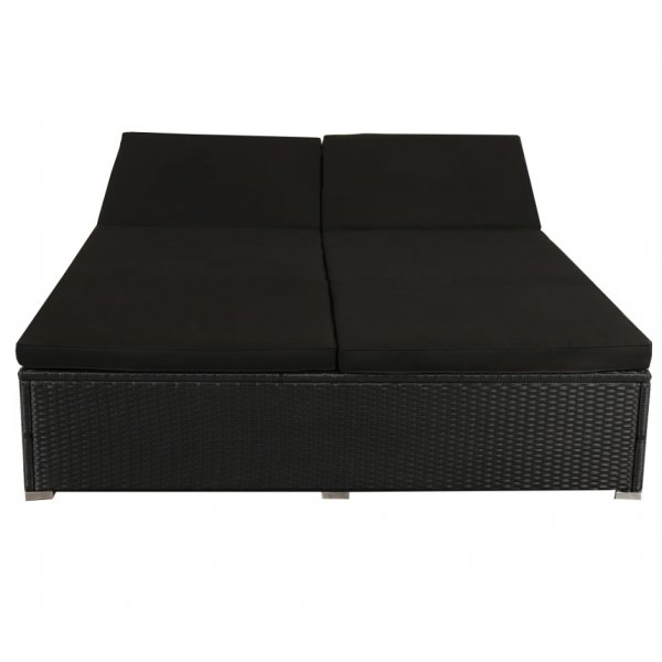 Hav� dobbel solseng i sort syntetisk rotting