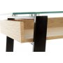Emma skrivebord 120 x 60 cm - Eik/svart Emma skrivebord 120 x 60 cm - Eik/svart