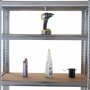 Galvanisert st�lhyllesystem - 3 hyller med koblingsbeslag