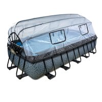 Basseng 5,4x2,5 m Premium + Tak & varmepumpe Basseng 5,4x2,5 m Premium + Tak & varmepumpe