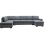 U-sofa Solna vendbar - 367 cm - mørk grå U-sofa Solna vendbar - 367 cm - mørk grå