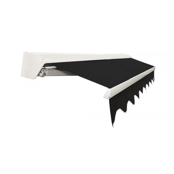 Terrassmarkise med motor - 5 x 3 m - Svart Terrassmarkise med motor - 5 x 3 m - Svart