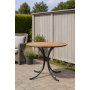 Holmsund rundt spisebord 100 cm - Svart/Akasia