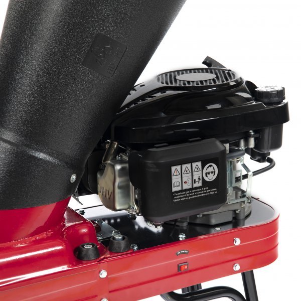 Bensindrevet kompostkvern og flishugger 3,5 hk Loncin-motor, stor