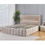 Sengeramme med LED-belysning 180x200 cm