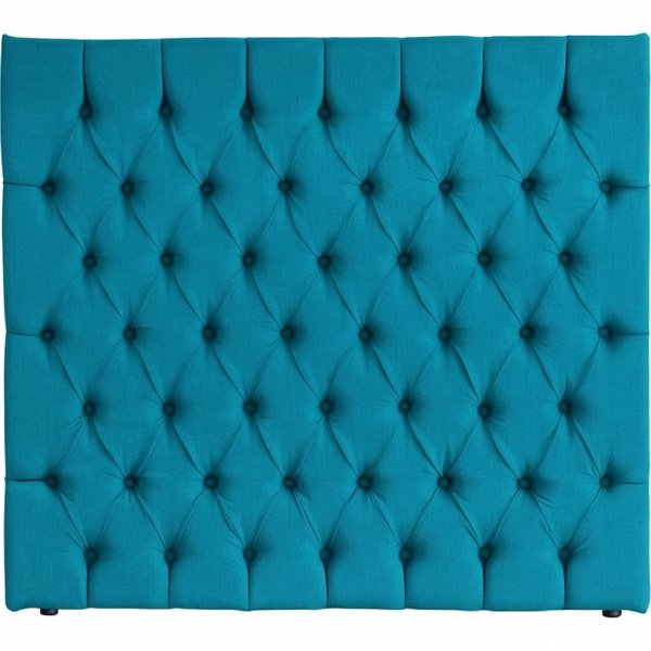 Nord sengegavl med knapper 160 x 140 cm - Turkis