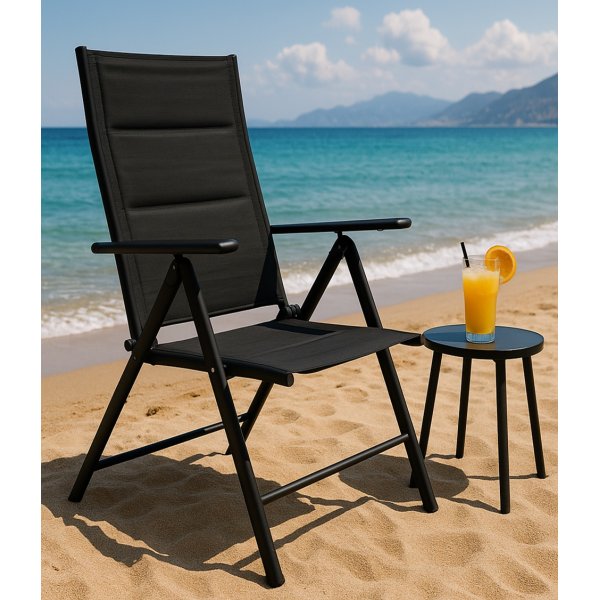 Asta svart polstret posisjonsstol Asta svart polstret posisjonsstol