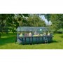 Basseng 5,4x2,5 m Premium + Tak & varmepumpe