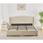 Sengeramme 180 x 200 cm - Beige