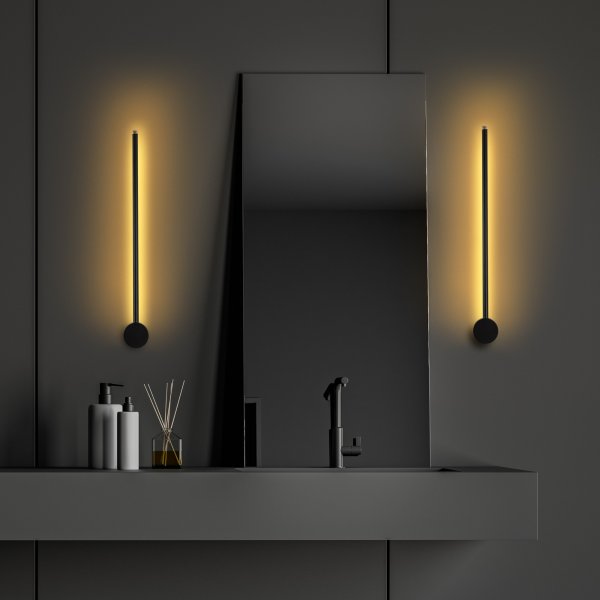 Glavo vegglampe 1 - Sort Glavo vegglampe 1 - Sort