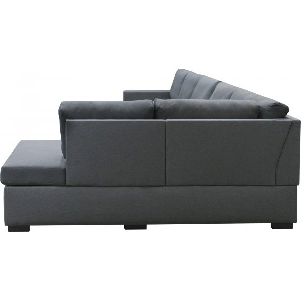 U-sofa Solna vendbar - 367 cm - mørk grå U-sofa Solna vendbar - 367 cm - mørk grå