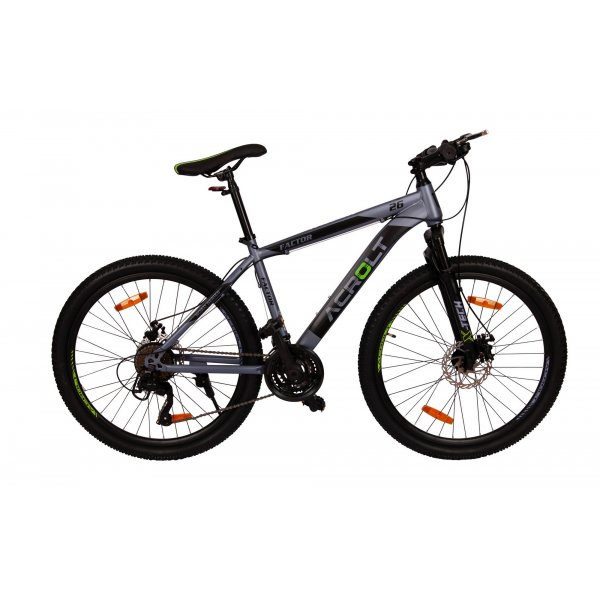 Mountainbike Factor - 26\\\" Gr/Grnn + Ls kjede