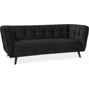 3-seters sofa i sort fl�yel