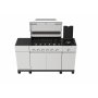 Gassgrill med sidebrenner og oppbevaringsskap - 6 brennere - rustfritt st�l