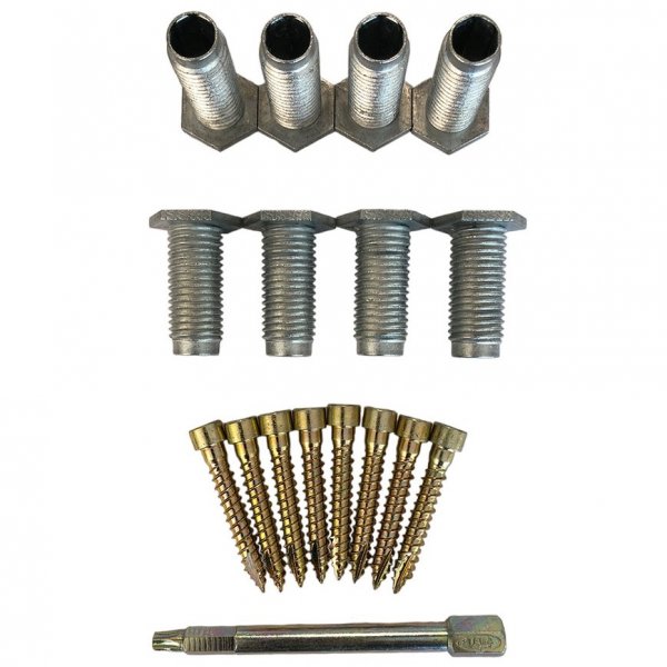 Karmhylse med monteringsskrue 40 mm - 100 punkter Karmhylse med monteringsskrue 40 mm - 100 punkter