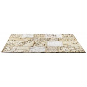 Patchwork-teppe Persia (beige) - Ekte patchwork