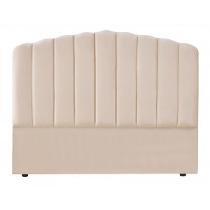 Sengegavl buet beige 160 x 125 cm - Laholm