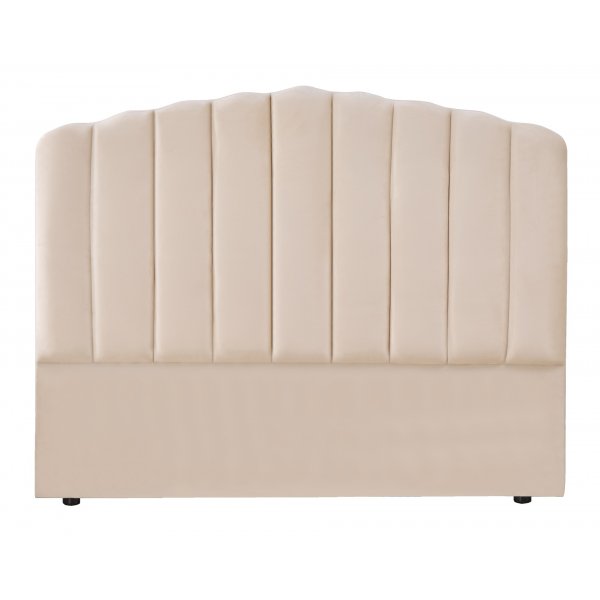 Sengegavl buet beige 160 x 125 cm - Laholm