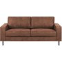 1 Sandö 2,5-seters sofa - Cognac øko-skinn