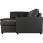 Solna U-sofa i svart PU A3D Solna U-sofa i svart PU A3D