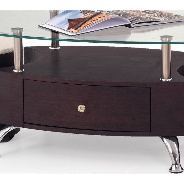 M�tebord med krakker 120 x 65 cm - Wenge