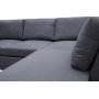 U-formet sovesofa Dream med oppbevaring - 299 cm - m�rkegr�