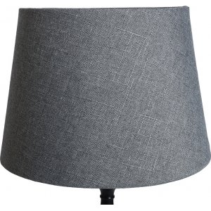 Rund lampeskjerm 27x35x25 cm - Gr� (lin)