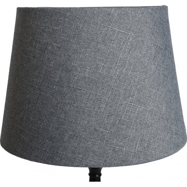 Rund lampeskjerm 27x35x25 cm - Gr� (lin)
