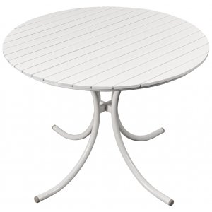 Holm� bord 103 cm - Hvit