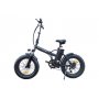 Elsykkel Fatbike Eco Zone Black + Lock + Ls kjede