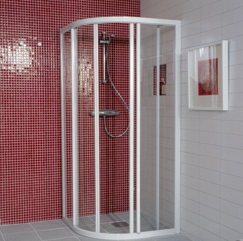 If� Solid SVR, kvartsrund dusjvegg