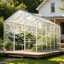 1 Drivhus Harmony 6,6 m² aluminium polykarbonat Gardeney