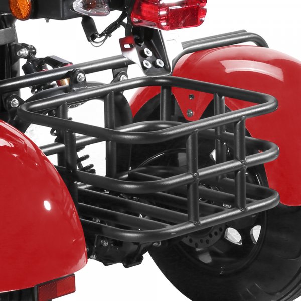 Elscooter Trehjuling - Rød 2000W + Lås kjede Elscooter Trehjuling - Rød 2000W + Lås kjede