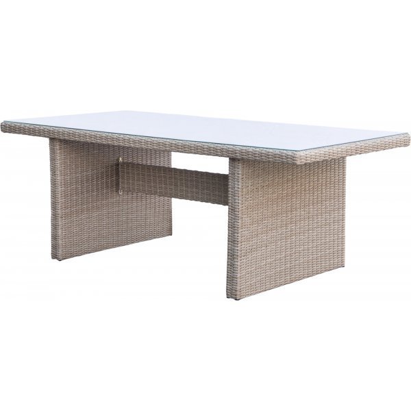 Utendørs spisegruppe - Hampton & Menton | Naturlig | 6 stoler Utendørs spisegruppe - Hampton & Menton | Naturlig | 6 stoler