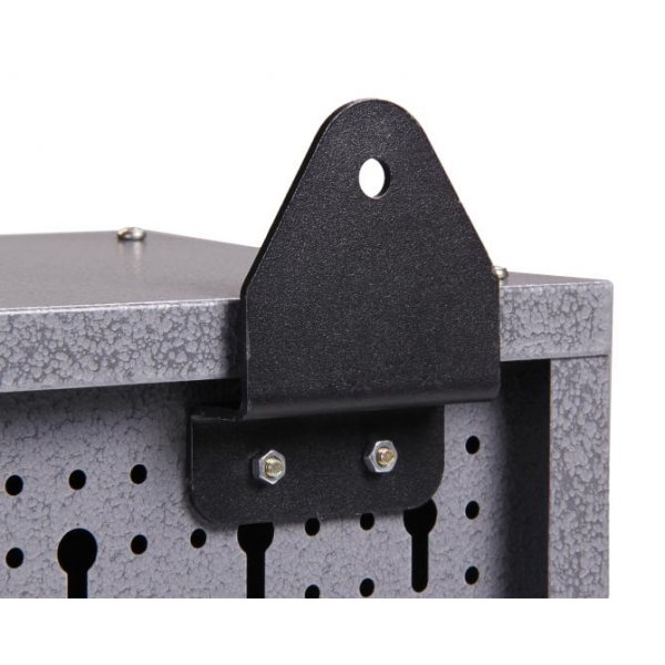 Garasje interi�r | St�lkonstruksjon | Veggskap & Arbeidsbenk | Gr�/svart