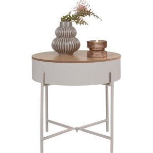 Sisco sidebord Beige/Gr� �40 cm
