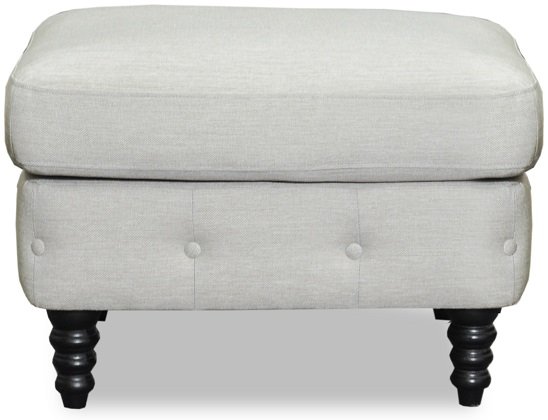 Chesterfield fotskammel - Beige lin Chesterfield fotskammel - Beige lin