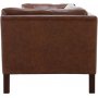 Sofa 3-seter brun vintage PU 198 cm - Heritage Sofa 3-seter brun vintage PU 198 cm - Heritage