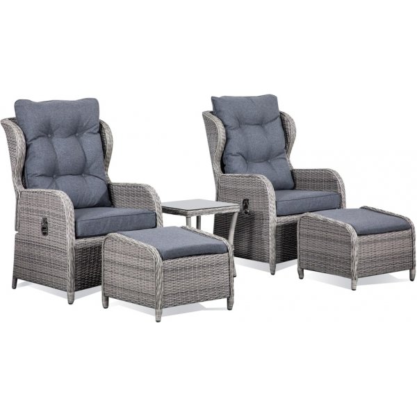 Haymond utemøbelsett (Sofabord) - Grå syntetisk rotting Haymond utemøbelsett (Sofabord) - Grå syntetisk rotting