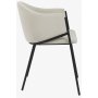 Spisestol beige/svart - Stacey