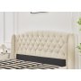 Sengeramme 180 x 200 cm - Beige
