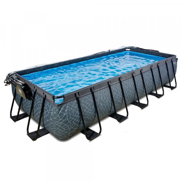 Basseng 5,4x2,5 m Premium + Tak & varmepumpe