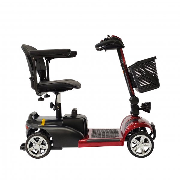 G�-sparkesykkel 250W - Elektrisk 4-hjuls batteri + Reflekterende sele