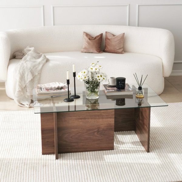 Escape sofabord 105x65 cm - Valnøtt Escape sofabord 105x65 cm - Valnøtt