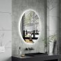 Speil - Arezzo | Ovalt | LED-belysning, dimbar og antidugg