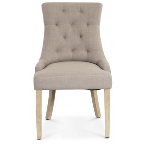 Spisestol beige med treben - Tuva
