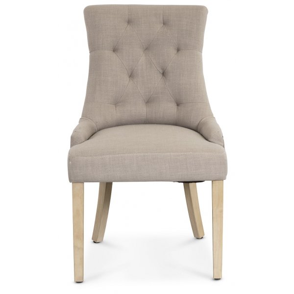 Spisestol beige med treben - Tuva Spisestol beige med treben - Tuva