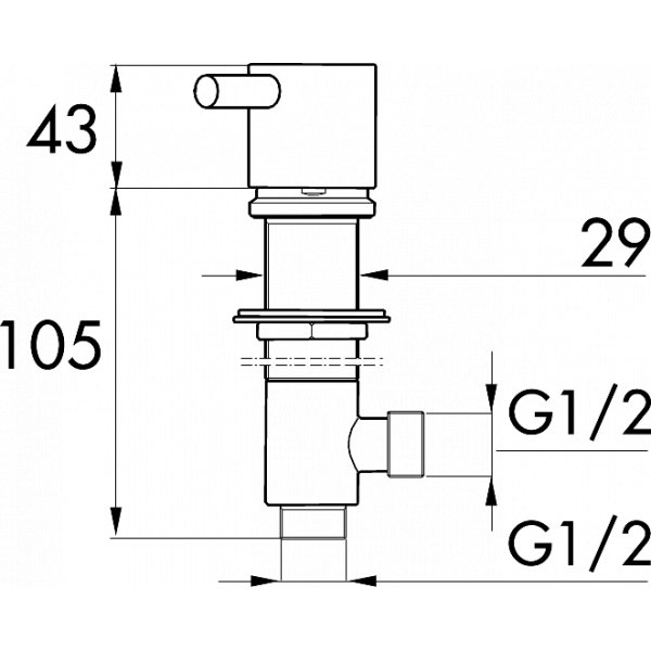 Mora Inxx avstengingsventil for oppvaskmaskin Mora Inxx avstengingsventil for oppvaskmaskin